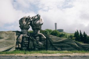 stefano majno buzludzha soviet mountain monument shipka architecture brutalism torches.JPG